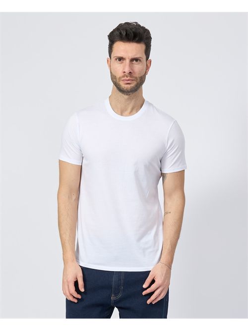 T-shirt ras du cou pour homme AX en coton Pima ARMANI EXCHANGE | 8NZT74-ZJA5Z1100